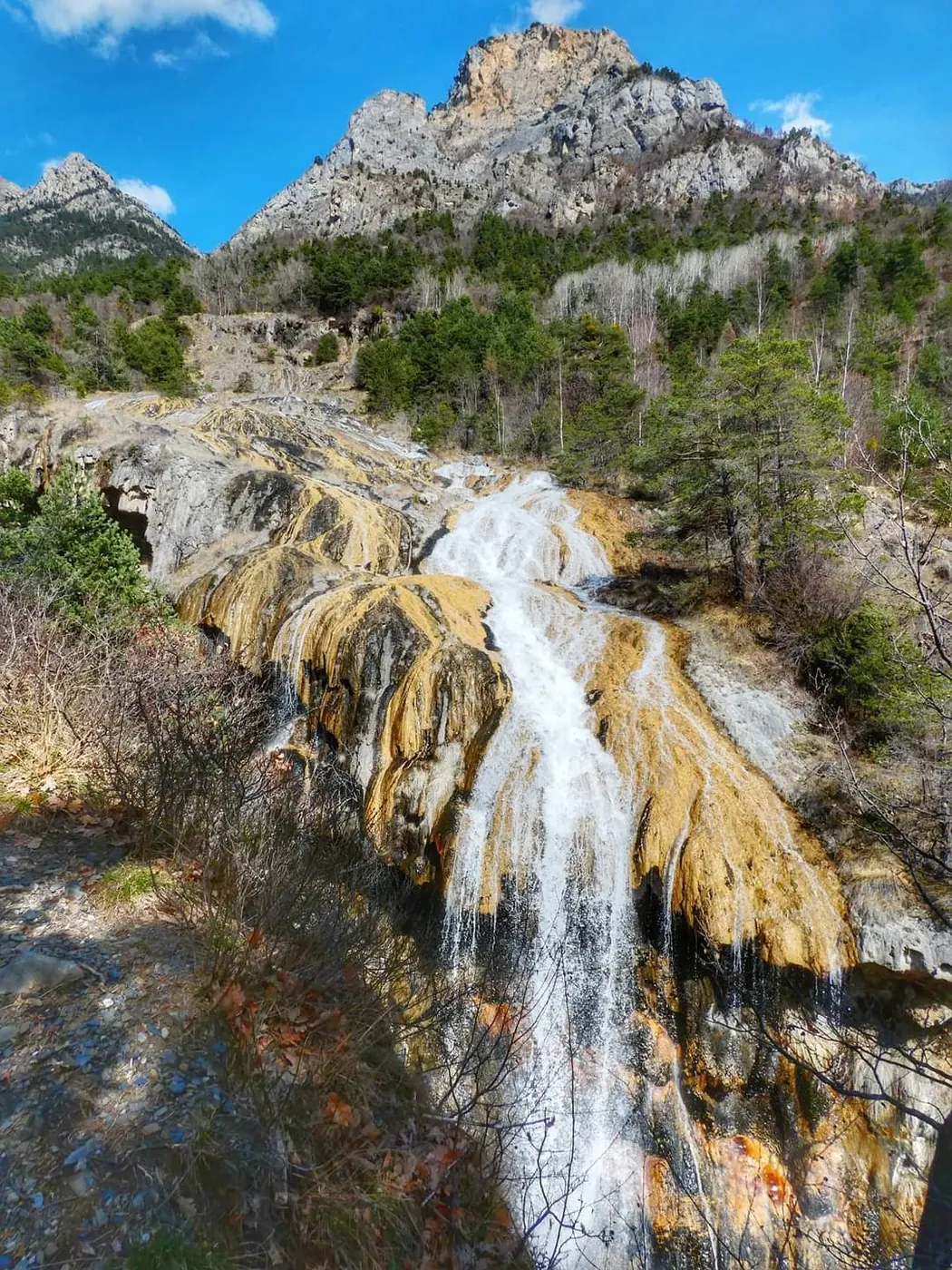 Les cascades de Costeplane au Lauzet-Ubaye