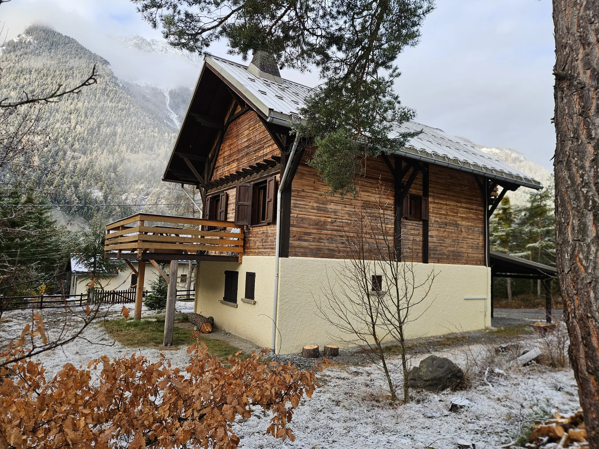 Le Petit Torrent sous la neige, location pour un séjour au ski dans la Vallée de l'Ubaye